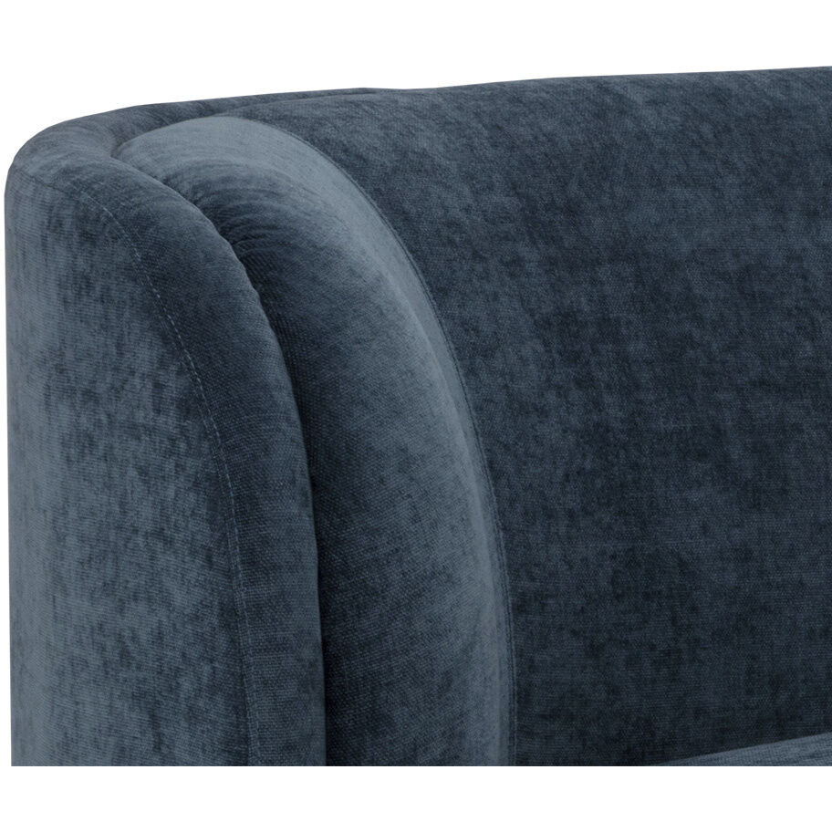 Jaclyn Danny Dusty Blue Modular Left Armchair